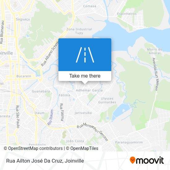 Rua Ailton José Da Cruz map
