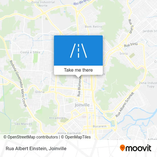 Rua Albert Einstein map