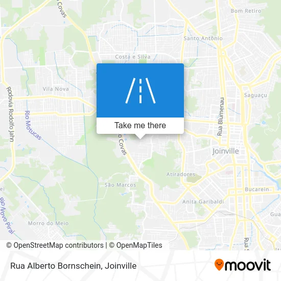 Rua Alberto Bornschein map