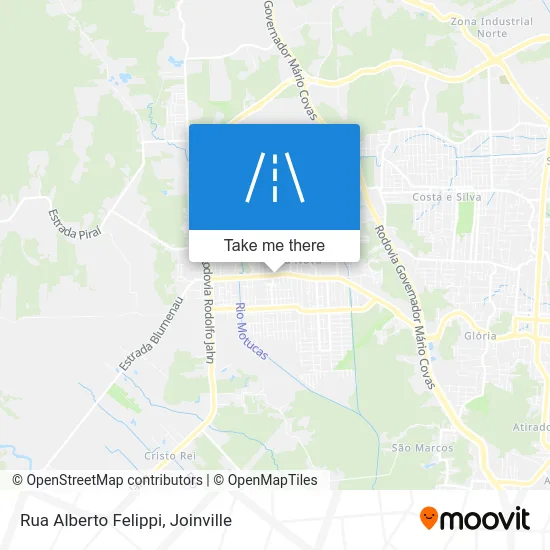 Rua Alberto Felippi map