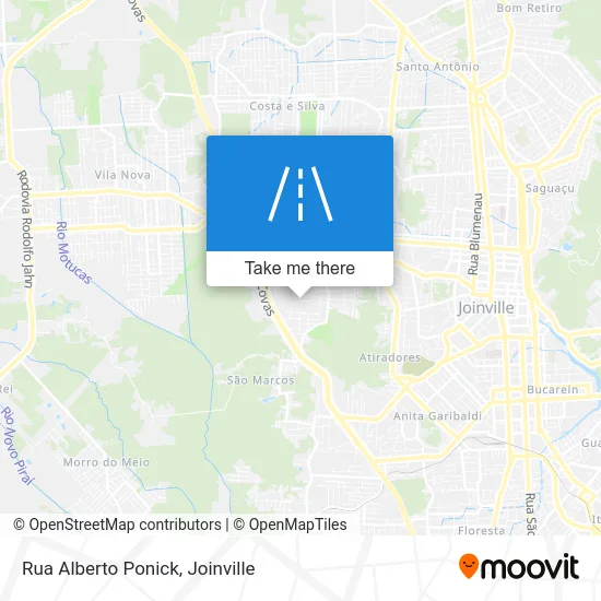 Rua Alberto Ponick map