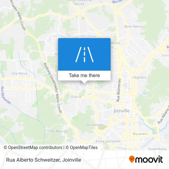 Rua Alberto Schweitzer map