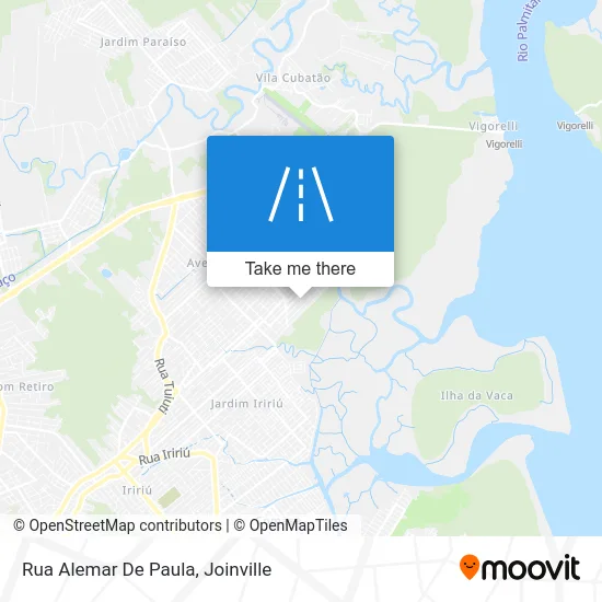 Rua Alemar De Paula map