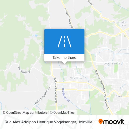 Rua Alex Adolpho Henrique Vogelsanger map