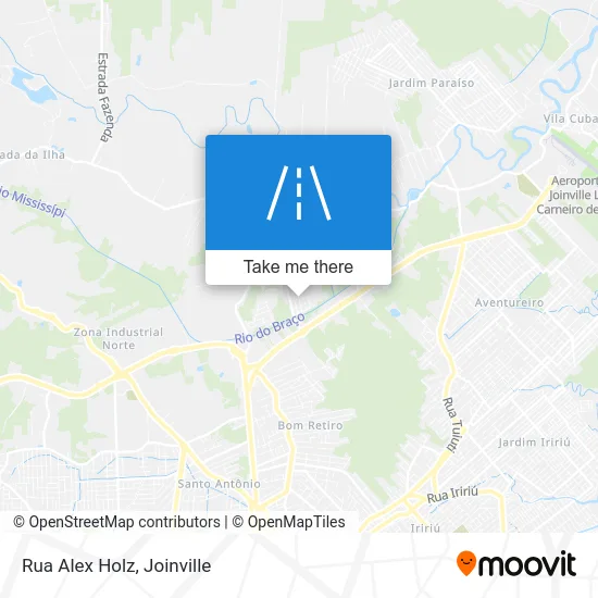Rua Alex Holz map