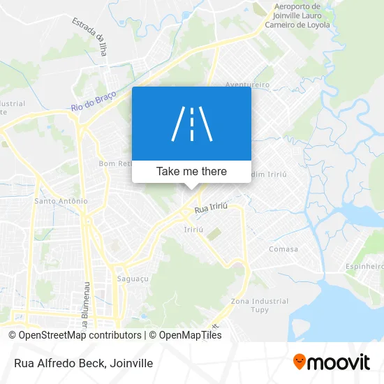 Rua Alfredo Beck map
