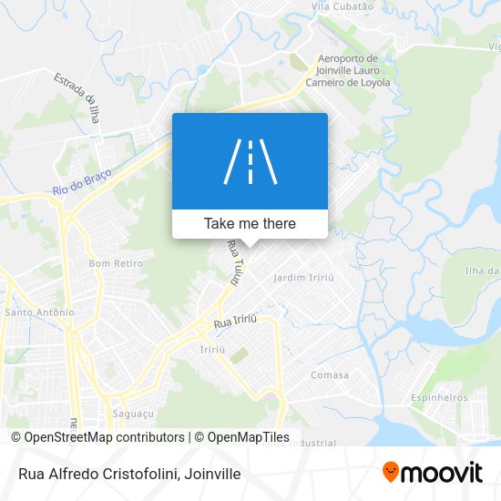 Rua Alfredo Cristofolini map