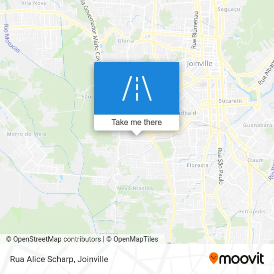 Rua Alice Scharp map