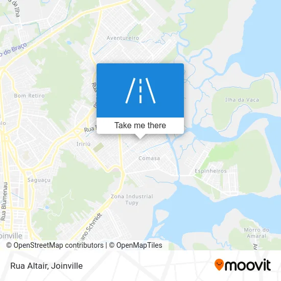 Rua Altair map