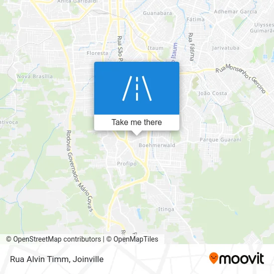 Rua Alvin Timm map