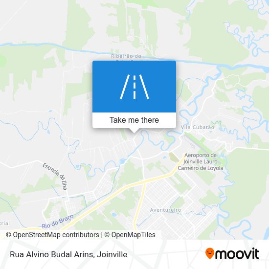 Rua Alvino Budal Arins map