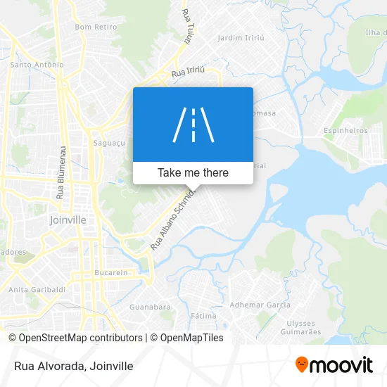 Rua Alvorada map