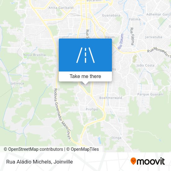 Rua Aládio Michels map