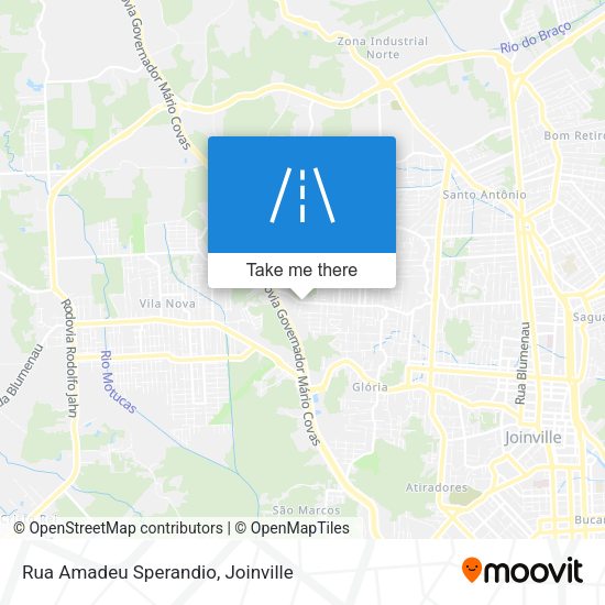 Rua Amadeu Sperandio map