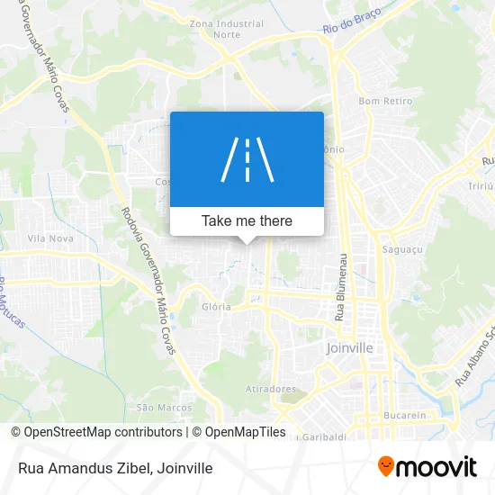 Rua Amandus Zibel map