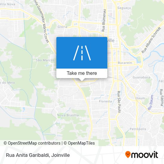 Rua Anita Garibaldi map