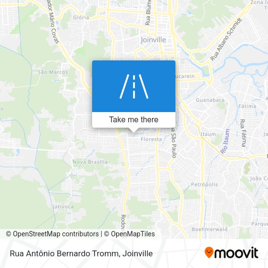 Rua Antônio Bernardo Tromm map