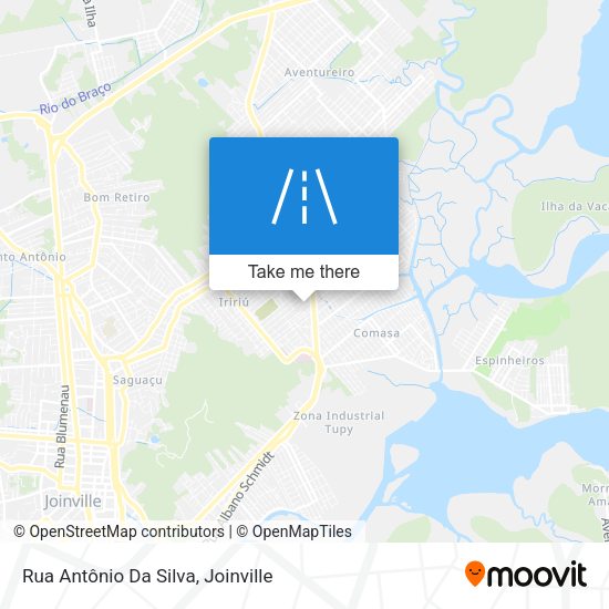 Rua Antônio Da Silva map