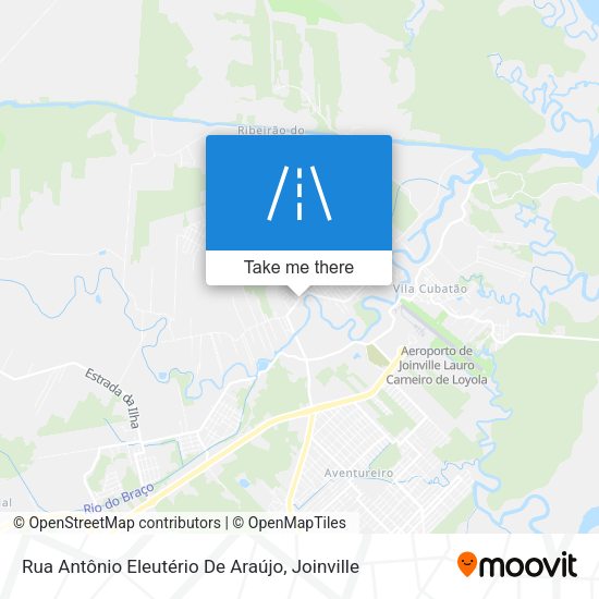 Rua Antônio Eleutério De Araújo map