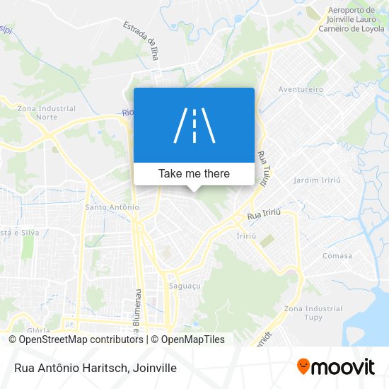 Rua Antônio Haritsch map