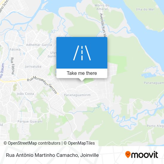 Rua Antônio Martinho Camacho map