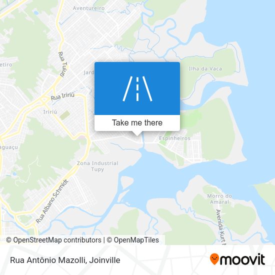 Rua Antônio Mazolli map