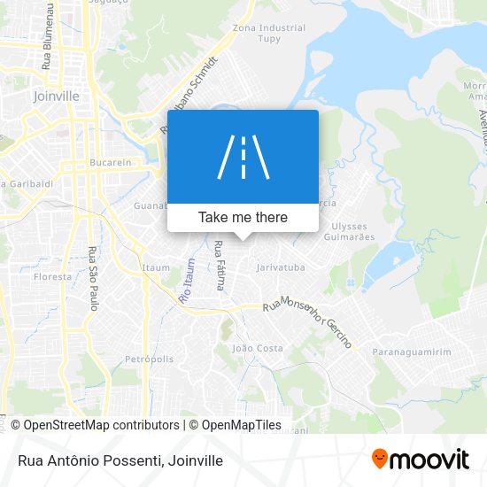 Rua Antônio Possenti map