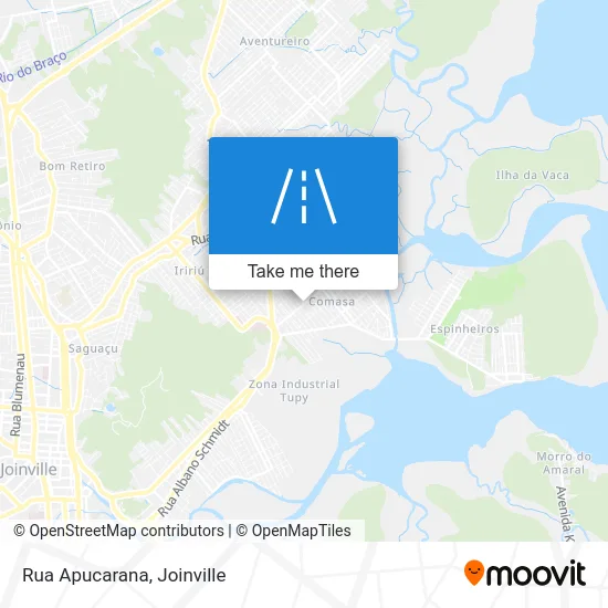 Rua Apucarana map