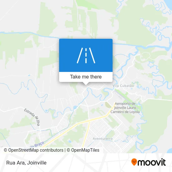 Rua Ara map