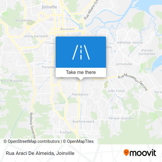Rua Araci De Almeida map