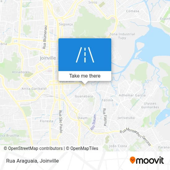 Rua Araguaia map