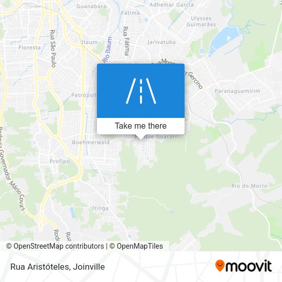 Rua Aristóteles map