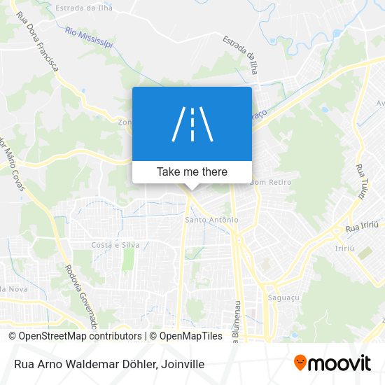 Rua Arno Waldemar Döhler map