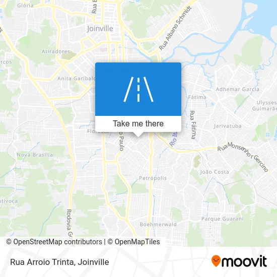 Rua Arroio Trinta map