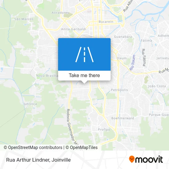 Rua Arthur Lindner map