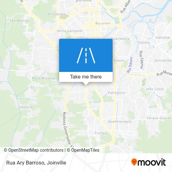 Rua Ary Barroso map