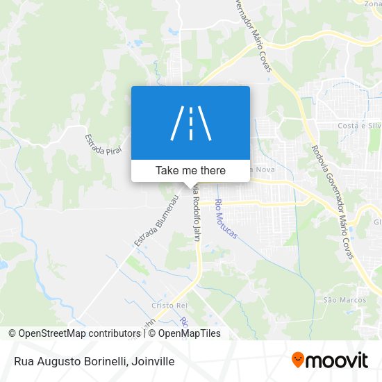 Rua Augusto Borinelli map