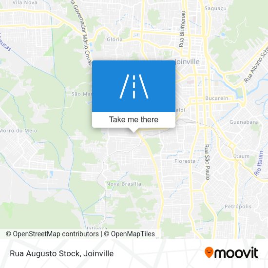 Rua Augusto Stock map