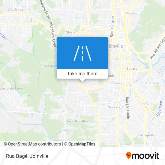 Rua Bagé map