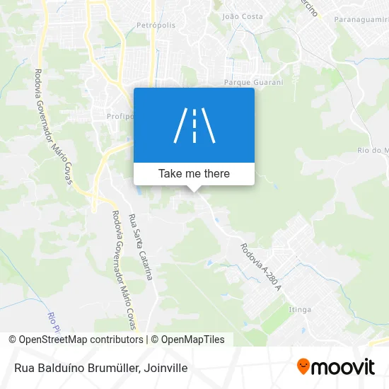 Rua Balduíno Brumüller map
