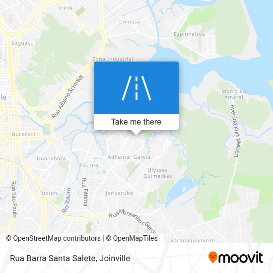 Rua Barra Santa Salete map