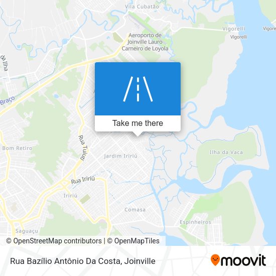 Rua Bazílio Antônio Da Costa map