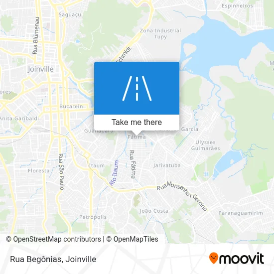 Rua Begônias map