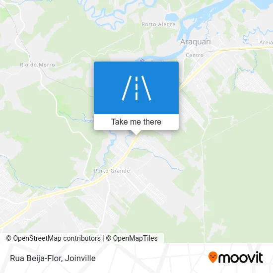 Rua Beija-Flor map