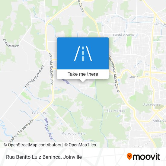 Rua Benito Luiz Beninca map
