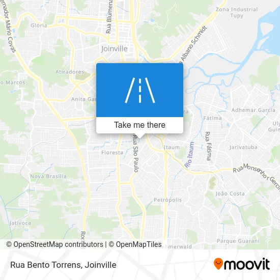 Rua Bento Torrens map