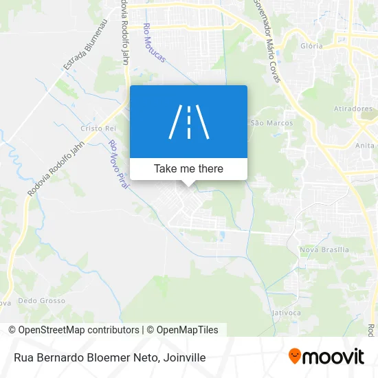 Rua Bernardo Bloemer Neto map