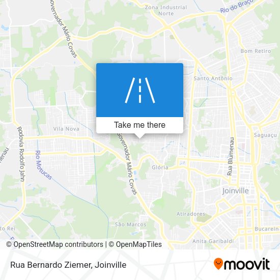 Rua Bernardo Ziemer map