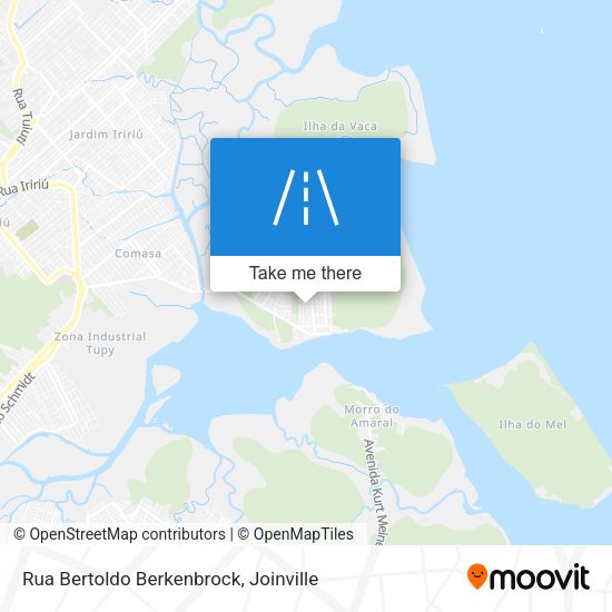 Rua Bertoldo Berkenbrock map