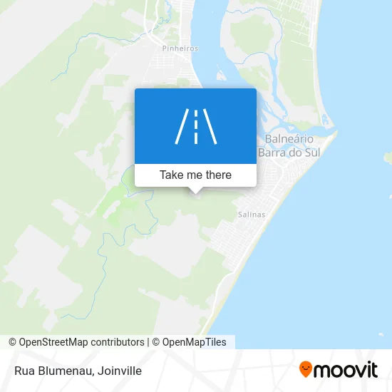 Rua Blumenau map